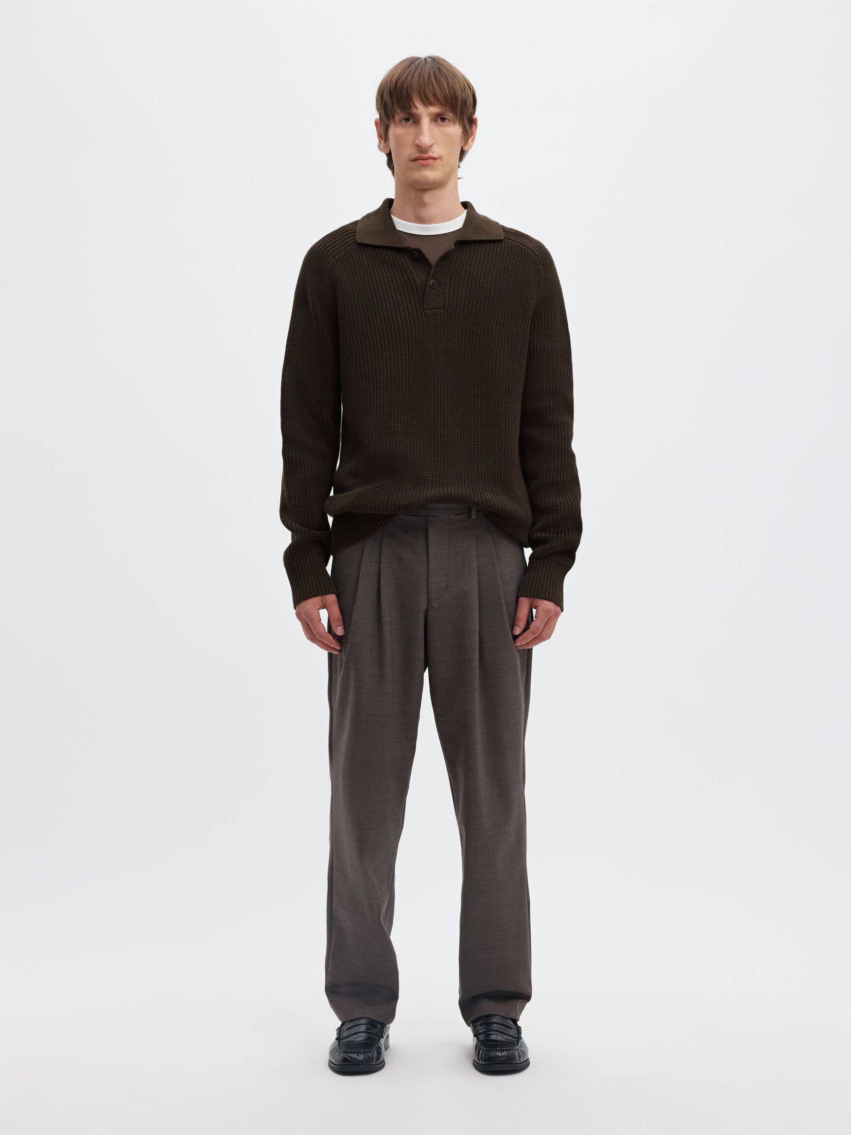 RIBBED PULLOVER, Delicioso, highres