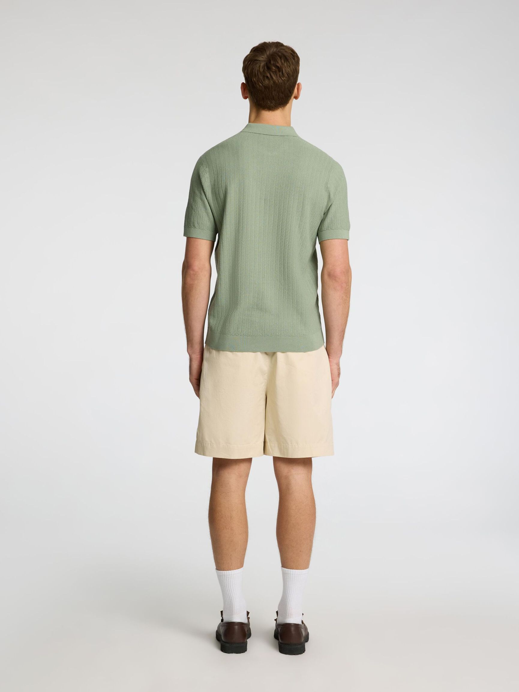 À FERMETURE ÉCLAIR POLO, Iceberg Green, highres