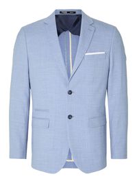 SLIM FIT EINREIHIGER BLAZER, Light Blue, highres