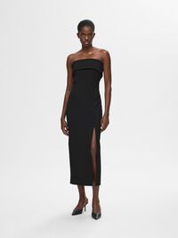 VESTITO MIDI, Black, highres