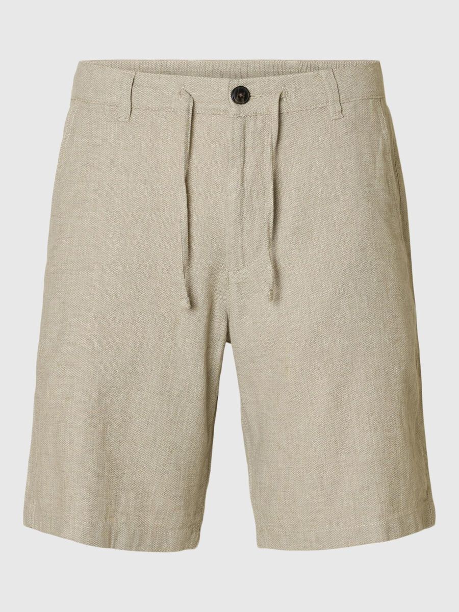 Selected COMFORT FIT SHORTS, Vetiver, highres - 16087638_Vetiver_992200_001.jpg