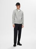 Selected HOGE HALS MET RITS GEBREID VEST, Light Grey Melange, highres - 16096883_LightGreyMelange_005.jpg