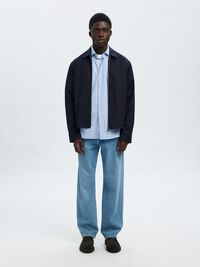 LIGHTWEIGHT SHORT JACKET, Dark Sapphire, highres