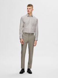 SLIM FIT SHIRT, Fog, highres