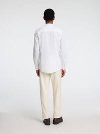 LONG SLEEVED SHIRT, White, highres