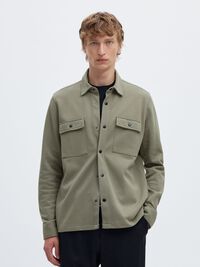 CLASSIC OVERSHIRT, Vetiver, highres