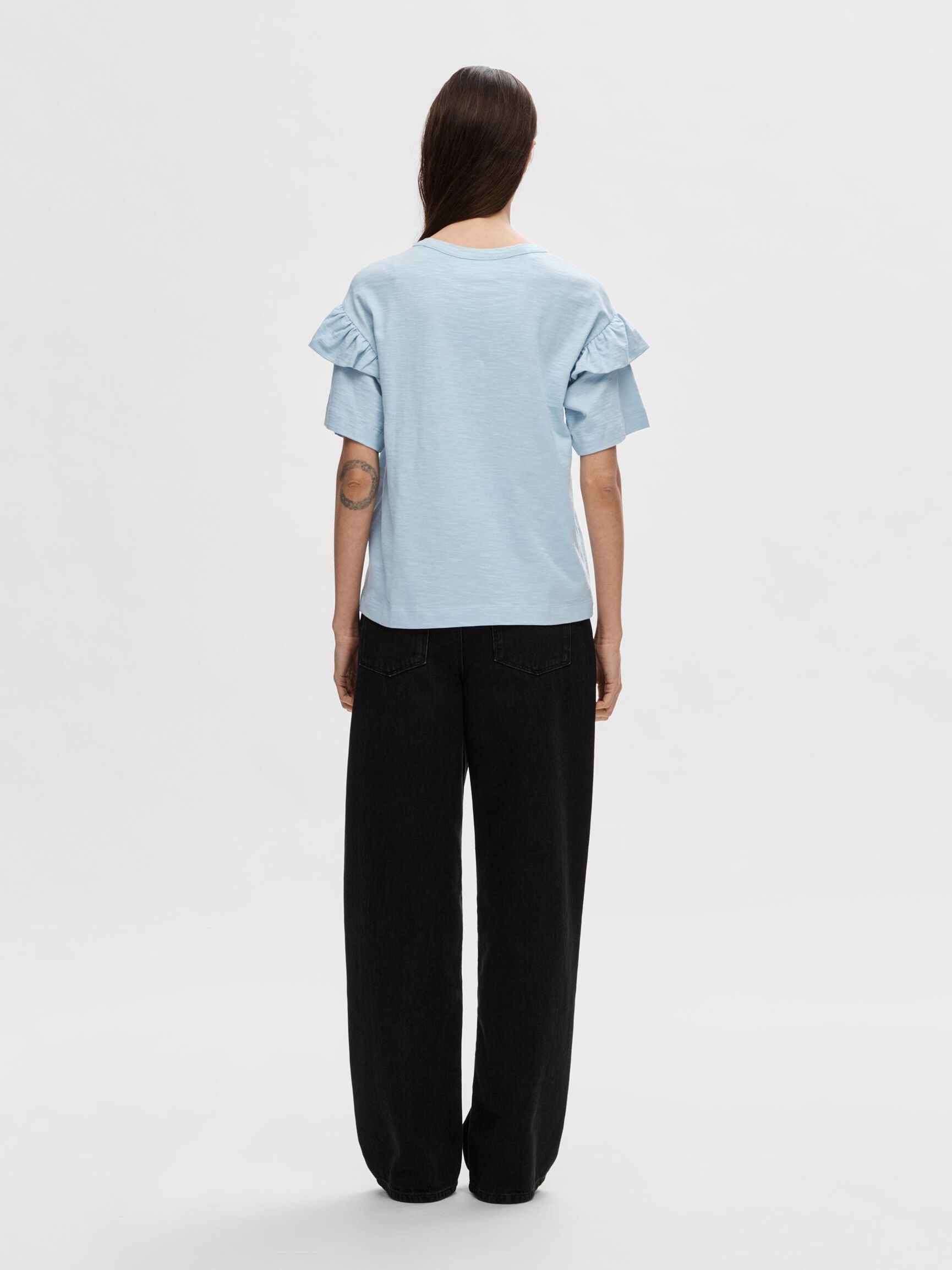 T-SHIRT, Cashmere Blue, highres