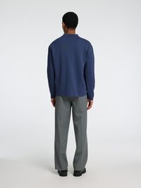 RELAXED FIT STRIKKET CARDIGAN, Oceana, highres