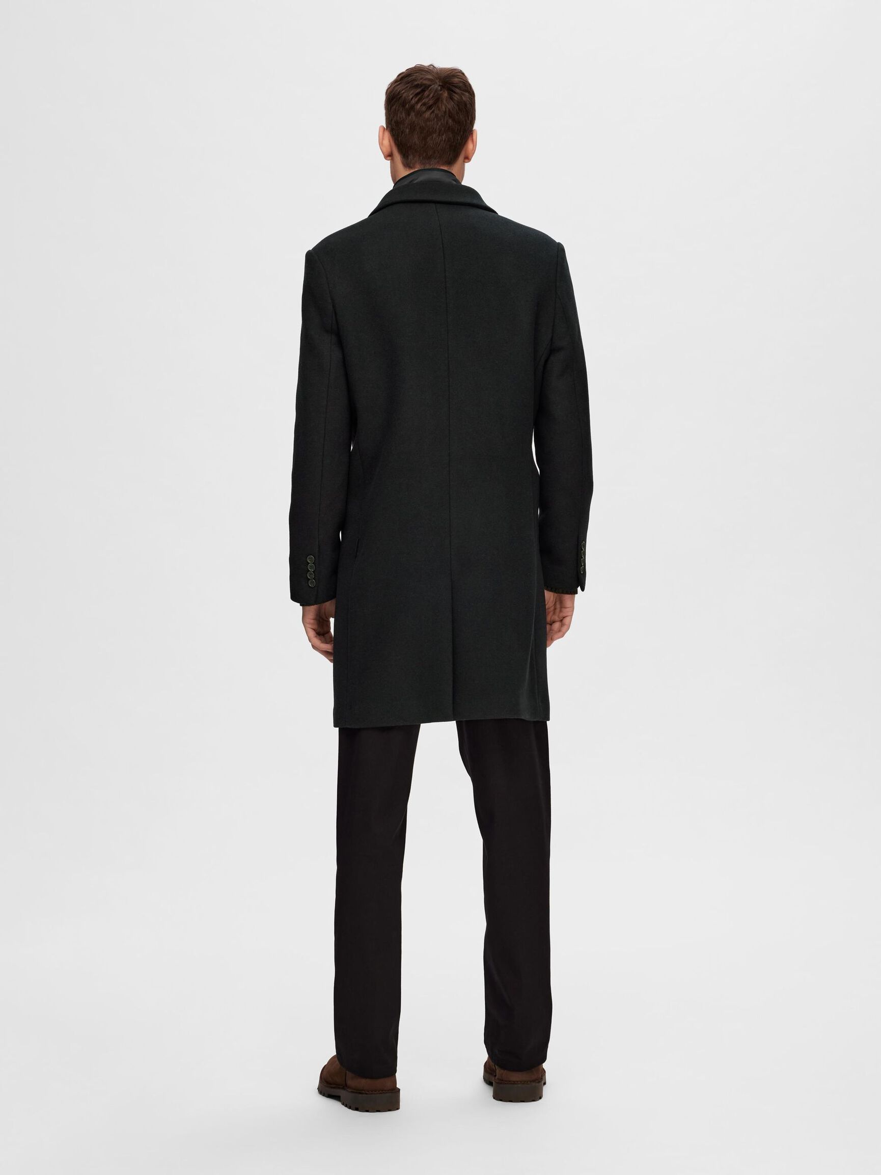 WOOL BLEND 2-IN-1 COAT, Black, highres