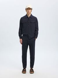 SLIM FIT TAPERED BUKSER, Dark Sapphire, highres