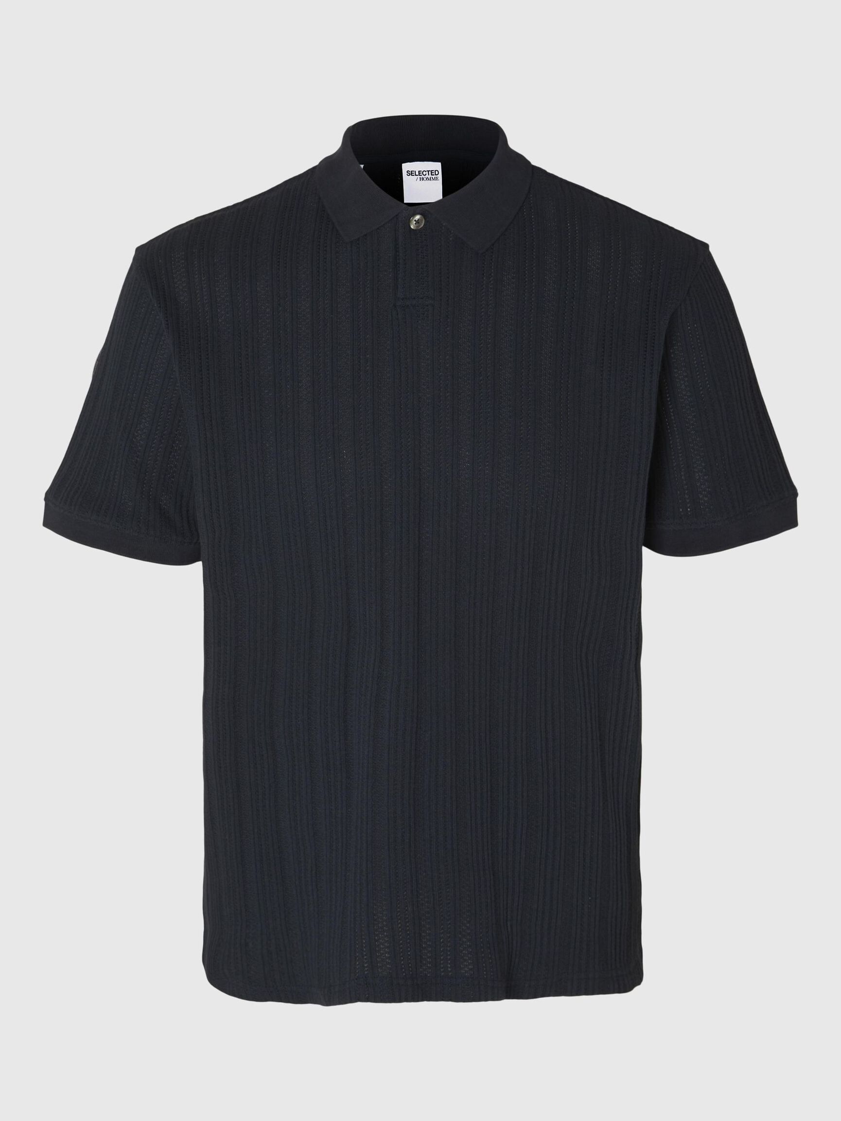 KURZÄRMELIGES BAUMWOLL POLO SHIRT, Sky Captain, highres