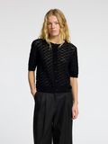 Selected KURZARM STRICKJACKE, Black, highres - 16097268_Black_003.jpg