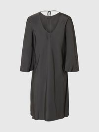 VISCOSE MINI DRESS, Volcanic Ash, highres