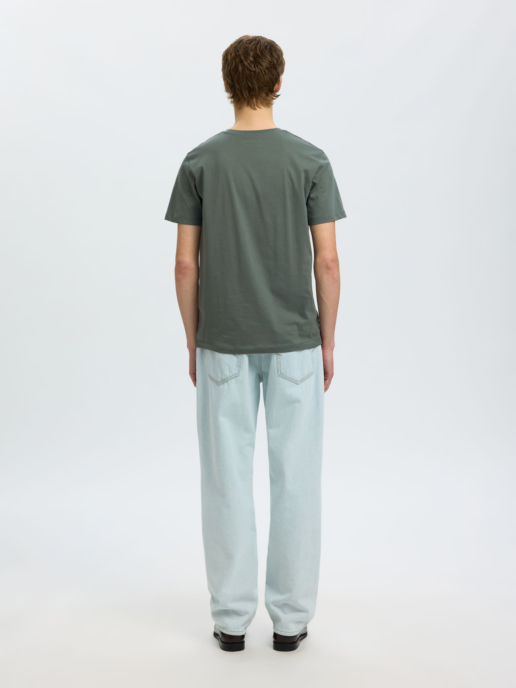 3-PACK COTTON T-SHIRT, Balsam Green, highres
