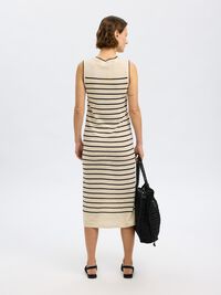 LINNENMIX MAXI JURK, Birch, highres