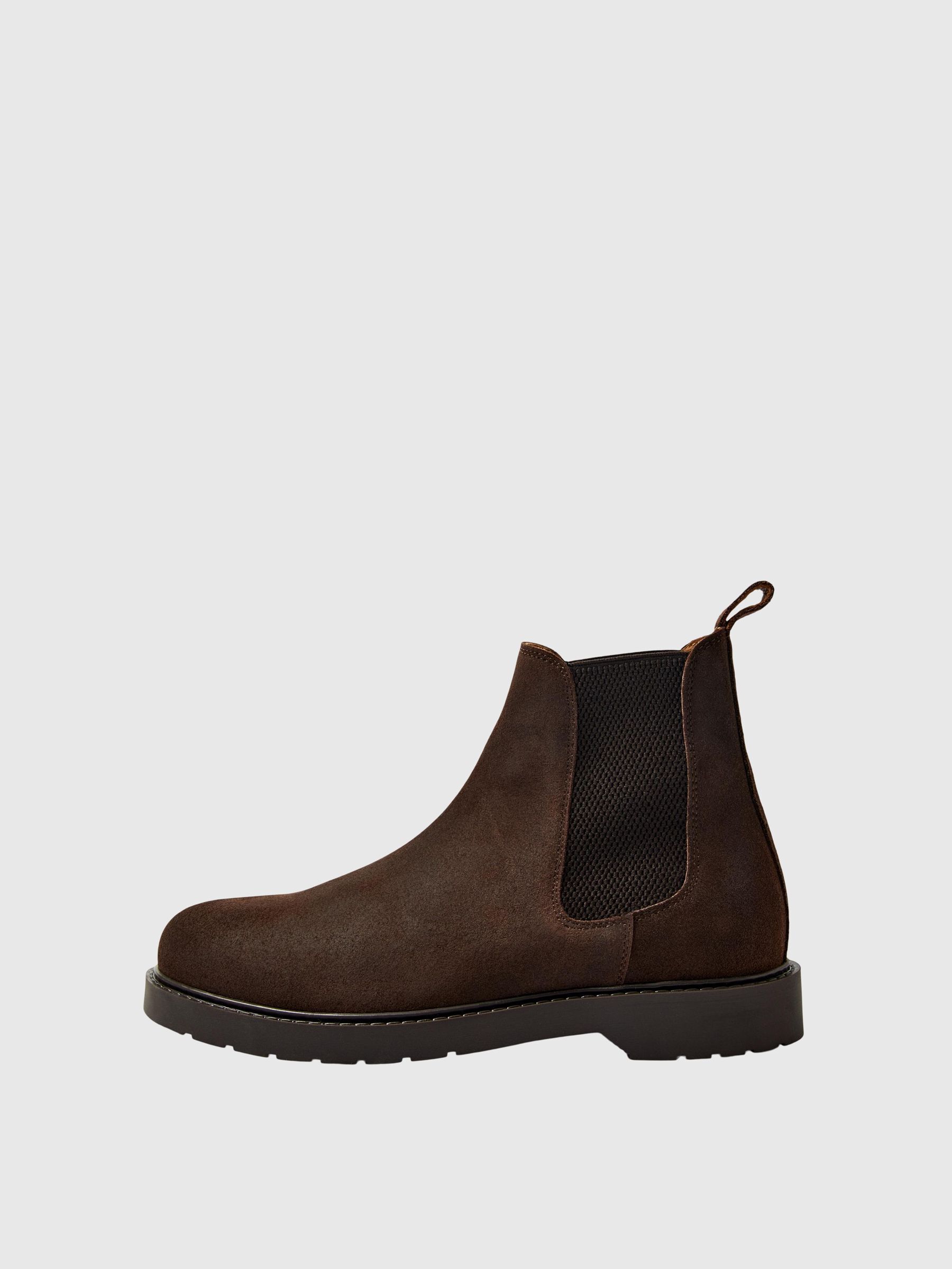 SUEDE CHELSEA BOOTS, Demitasse, highres