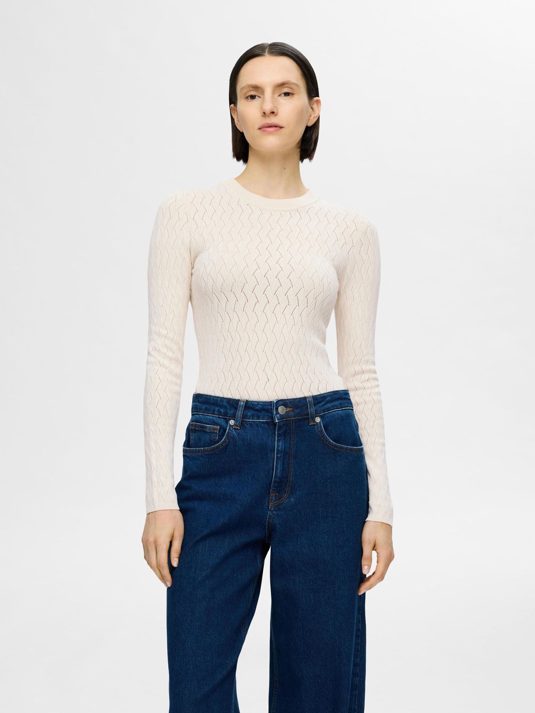 TOP A MAGLIA, Birch, highres
