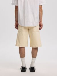 SELVEDGE OLASHORTS, White Denim, highres