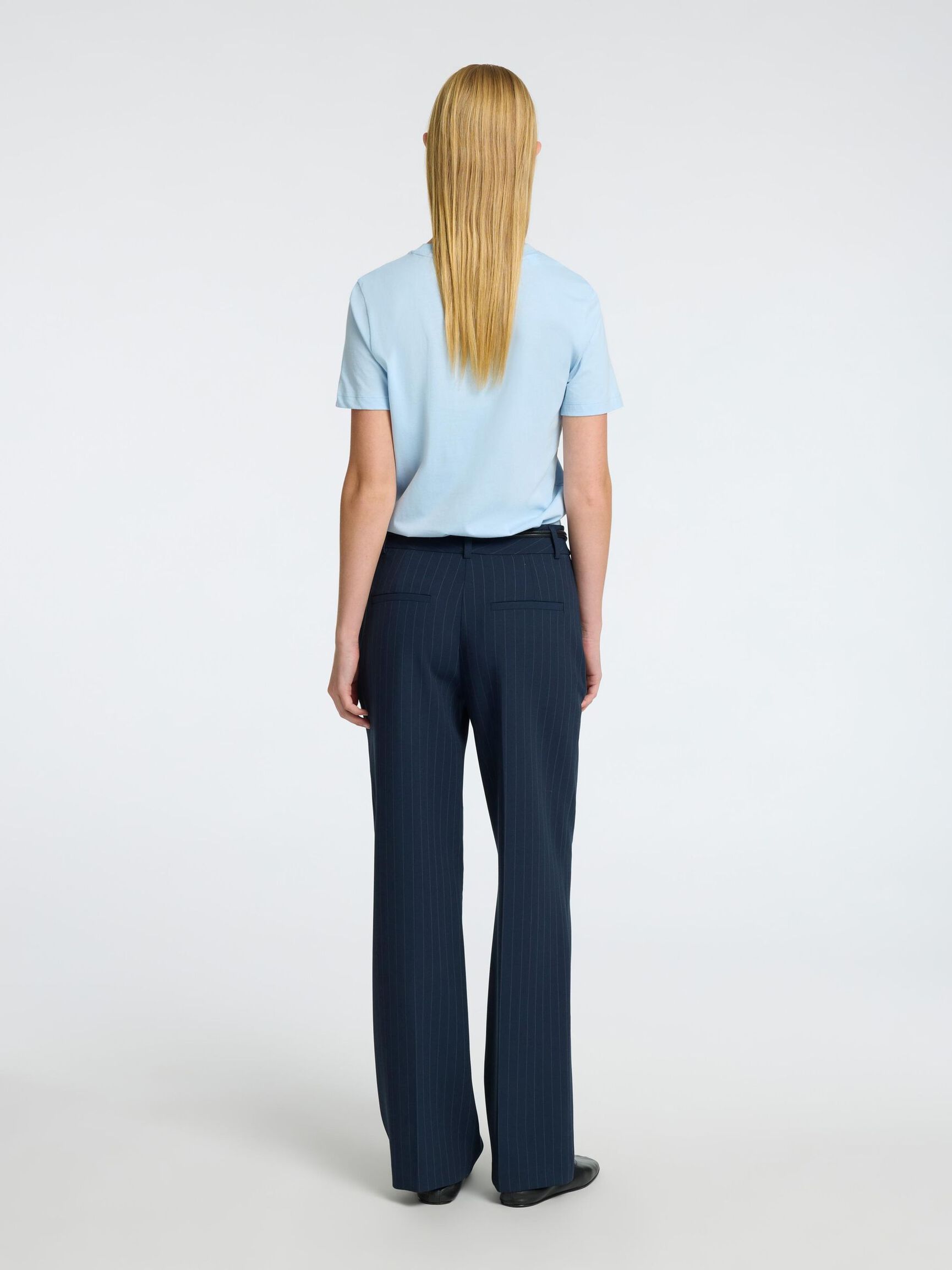CLASSIC COTTON T-SHIRT, Cashmere Blue, highres