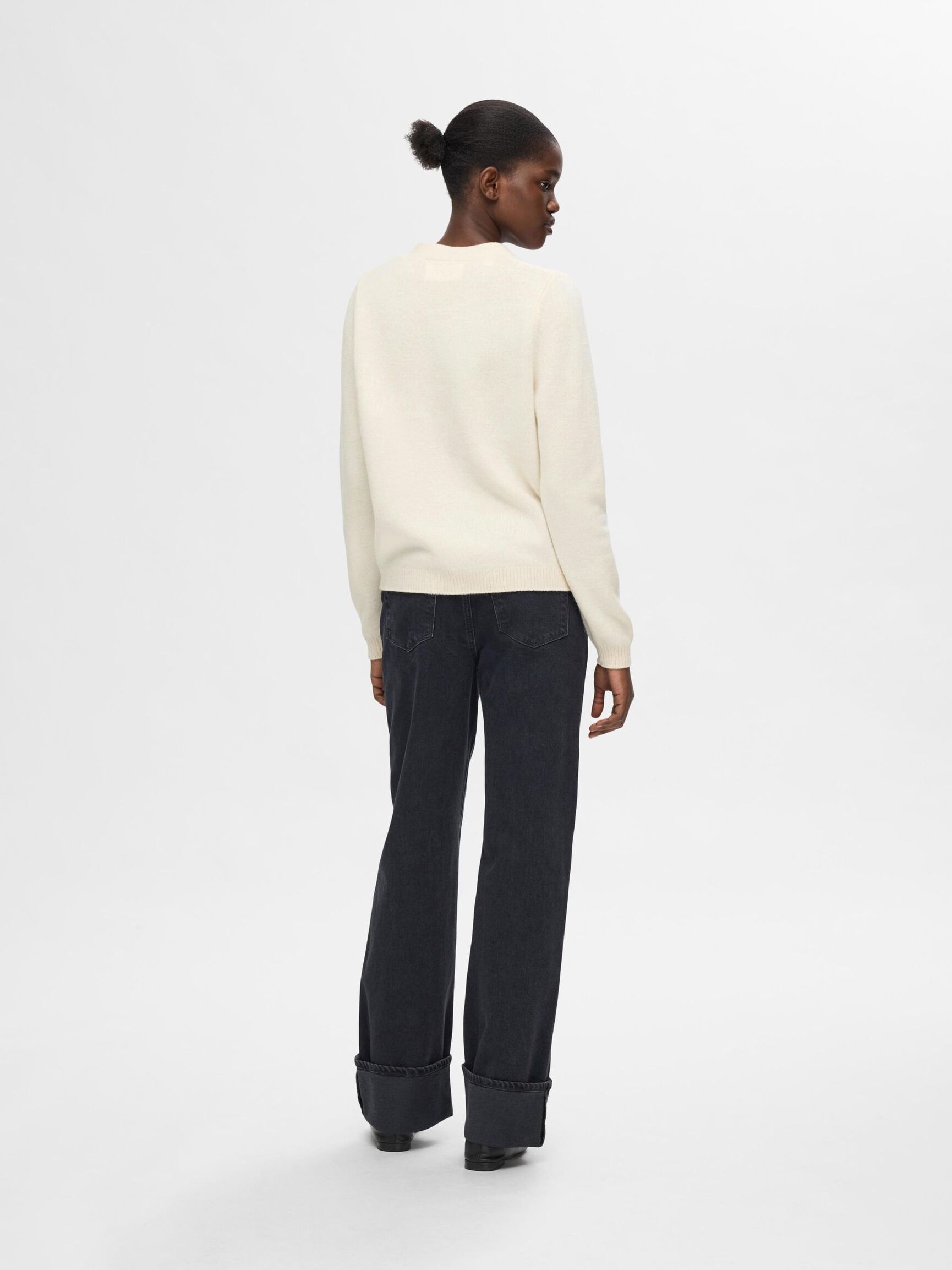 100% WOOL CARDIGAN, Birch, highres