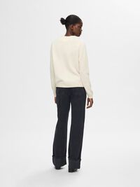 100% ULD CARDIGAN, Birch, highres