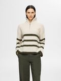 Selected WOLLGEMISCH HALF-ZIP PULLOVER, Birch, highres - 16090274_Birch_1113647_003.jpg