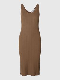 STRIKKET MIDIKJOLE, Coca Mocha, highres