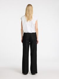 HOGE HALS CROP TOP, Bright White, highres
