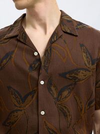 PRINTED SHORT SLEEVED SHIRT, Demitasse, highres