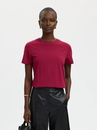 CLASSIC COTTON T-SHIRT, Anemone, highres