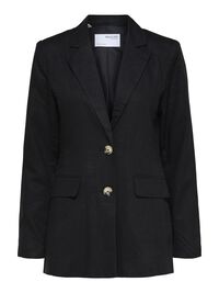 VISKOSEMIX RELAXED BLAZER, Black, highres
