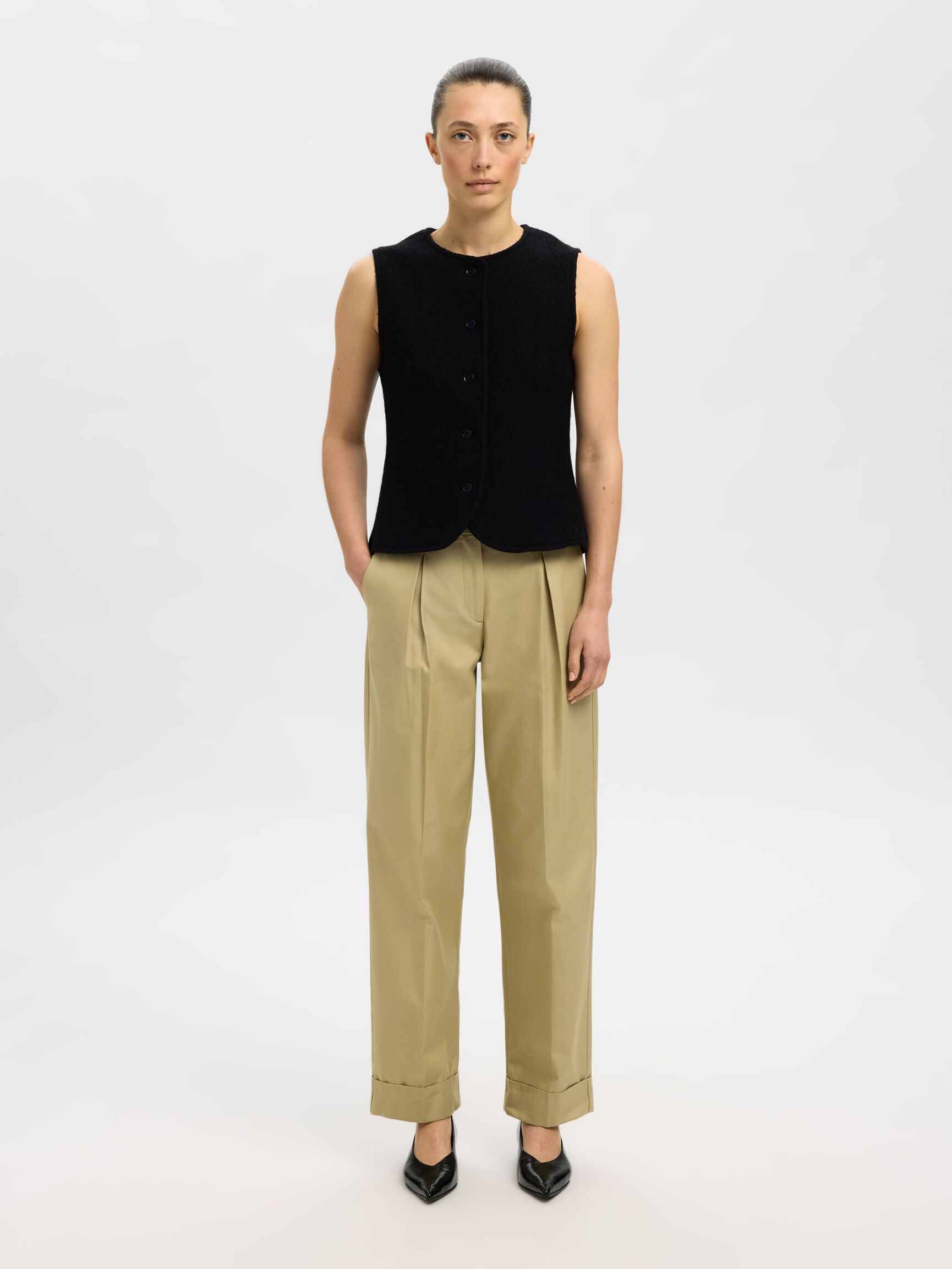 ULL VEST, Black, highres