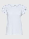 Selected BAUMWOLL RÜSCHEN T-SHIRT, Bright White, highres - 16089829_BrightWhite_001.jpg