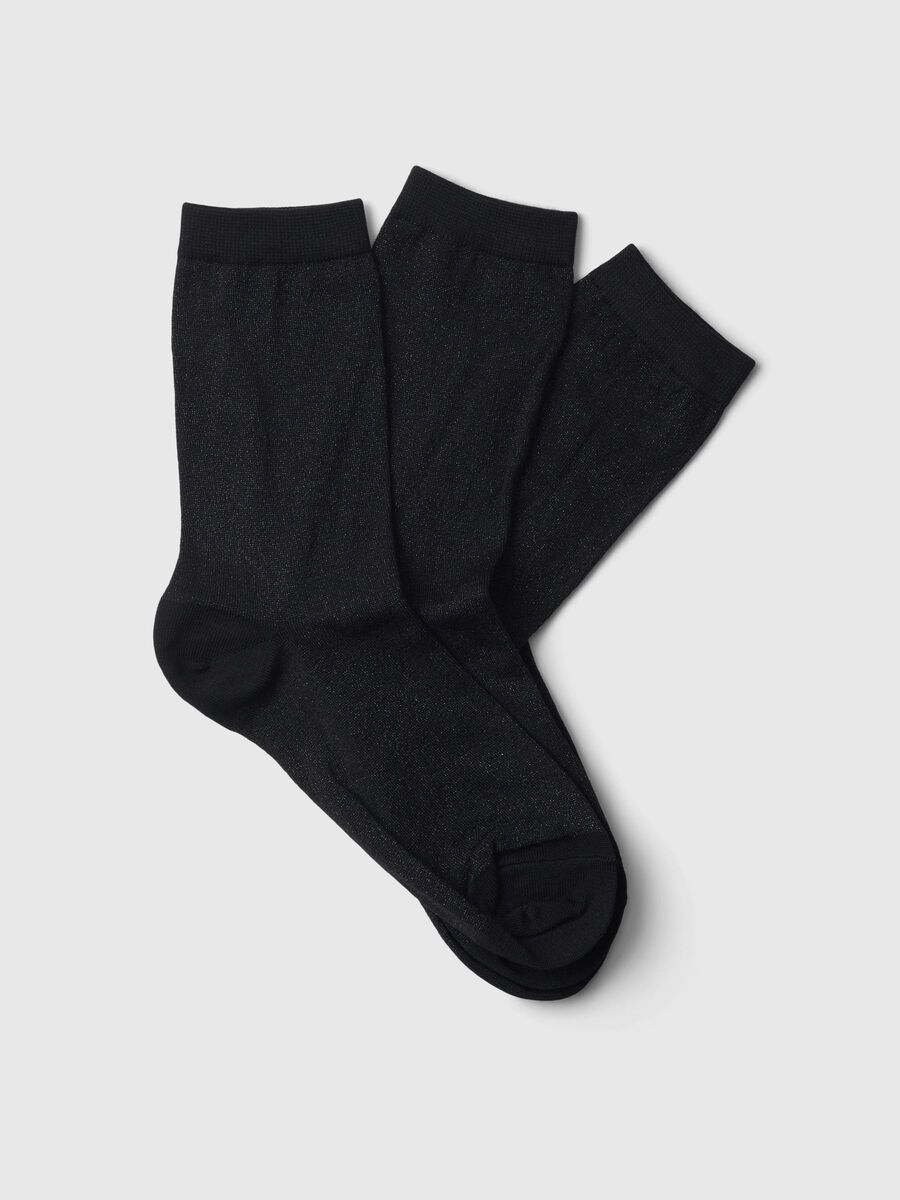 Selected 3-PACK GLITTER SOCKS, Black, highres - 16098218_Black_001.jpg