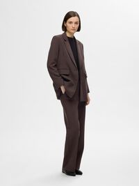 RELAXED FIT BLAZER, Coffee Bean, highres