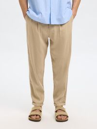 CROPPED RELAXED FIT HOSE, Chinchilla, highres