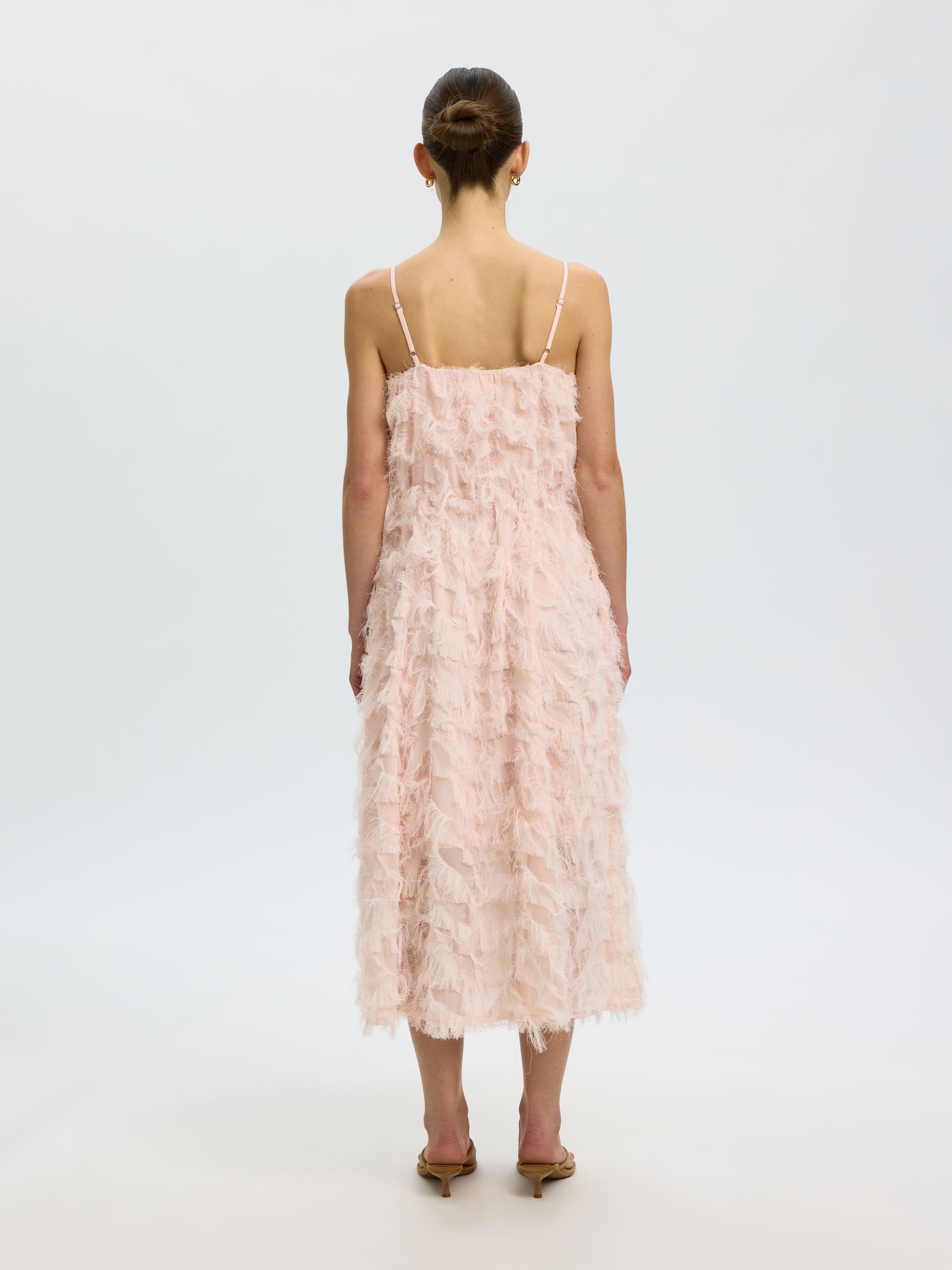 STRAP MIDI DRESS, Pale Dogwood, highres