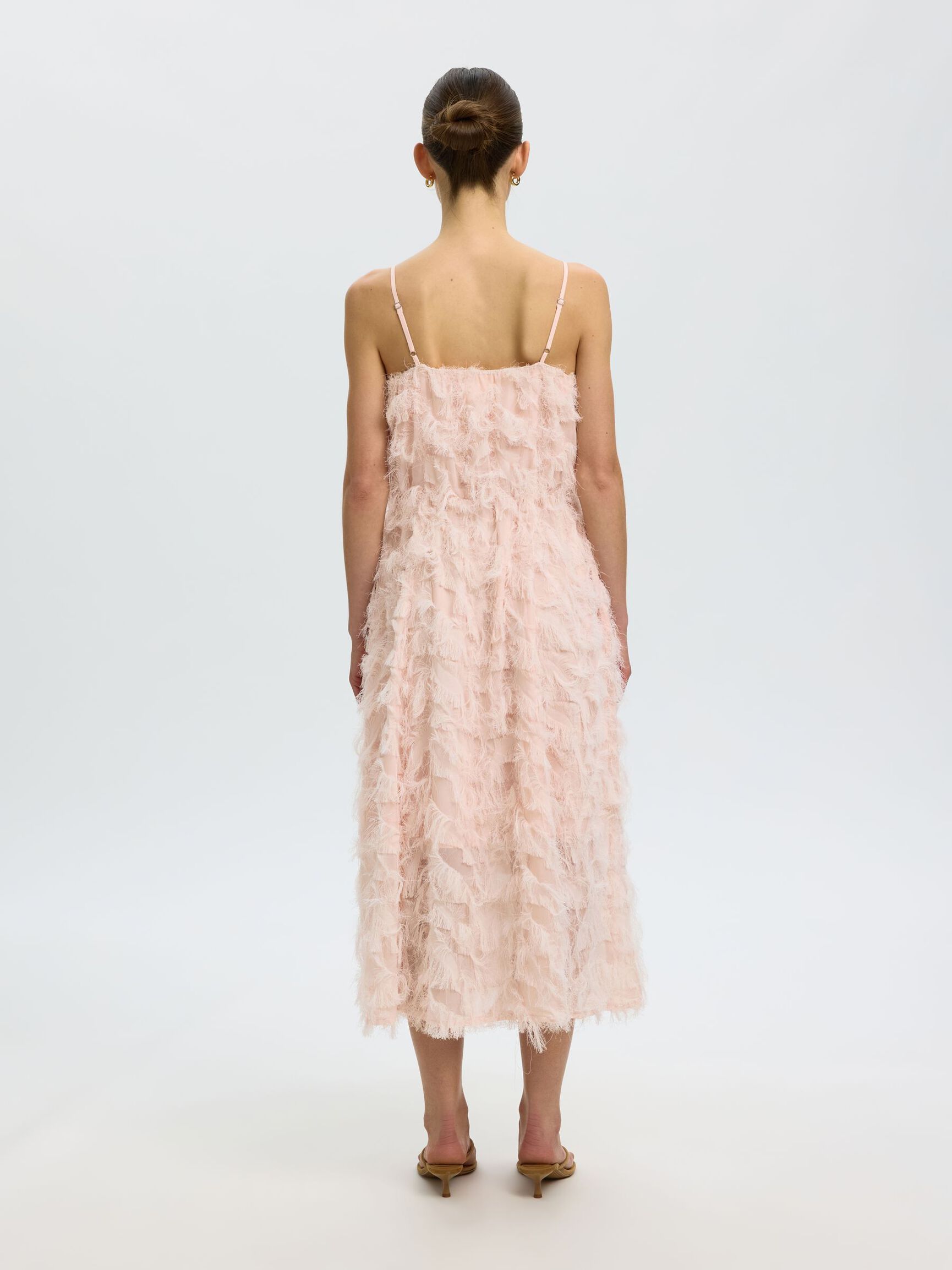 STRAP MIDI DRESS, Pale Dogwood, highres