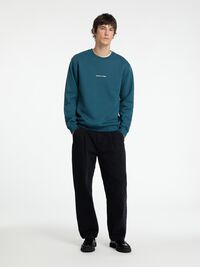 BESTICKTE SWEATSHIRT, Reflecting Pond, highres