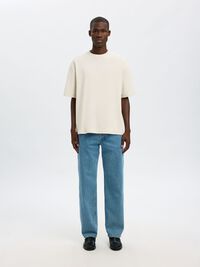 LOOSE FIT T-SHIRT, Oatmeal, highres