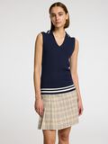 Selected V-NECK SLEEVELESS TOP, Outer Space, highres - 16099119_OuterSpace_1215997_008.jpg