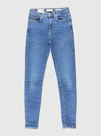 JEANS, Dark Blue Denim, highres