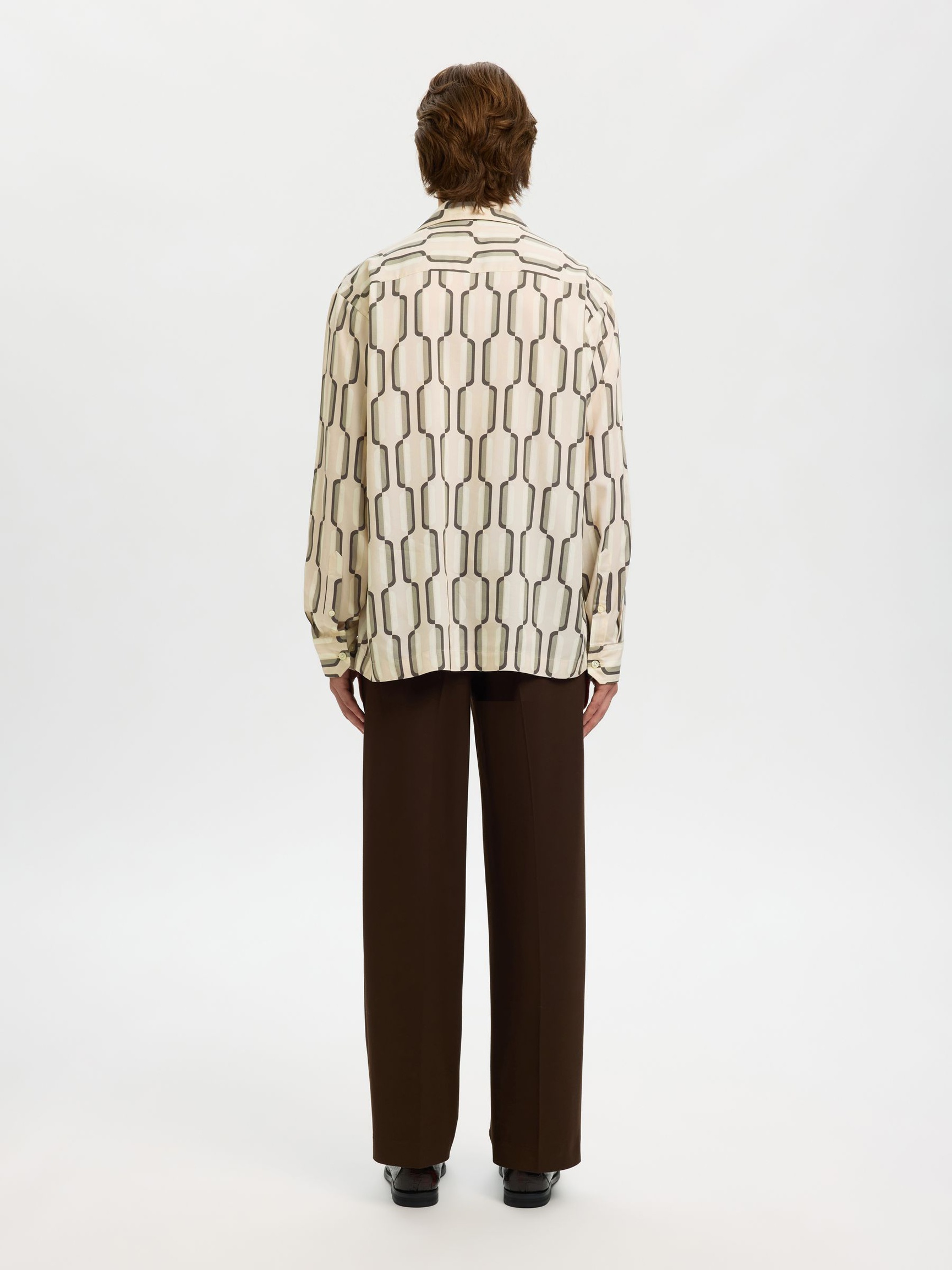 PRINTED LONG SLEEVED SHIRT, Angora, highres