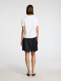 Selected 100% COW LEATHER  MINI SKIRT, Black, highres - 16099744_Black_004.jpg