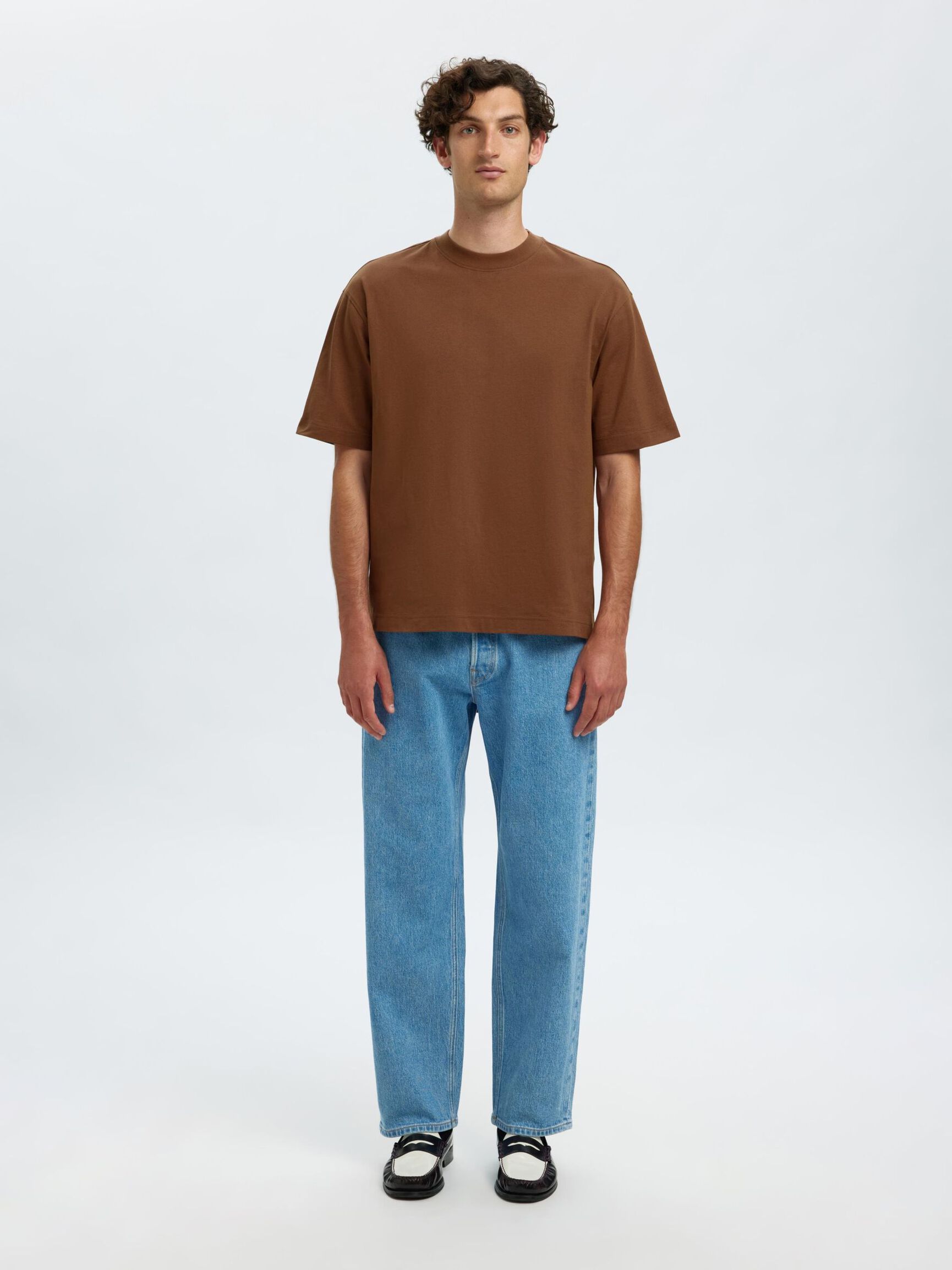 BAUMWOLL T-SHIRT, Soft Silt, highres