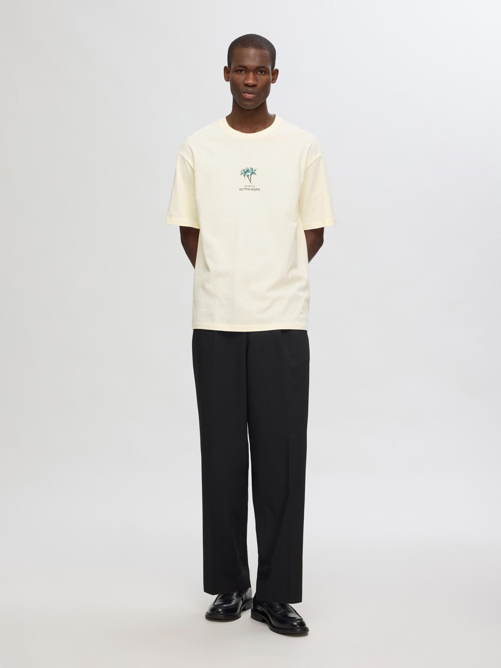 LOOSE FIT T-SHIRT, White Alyssum, highres