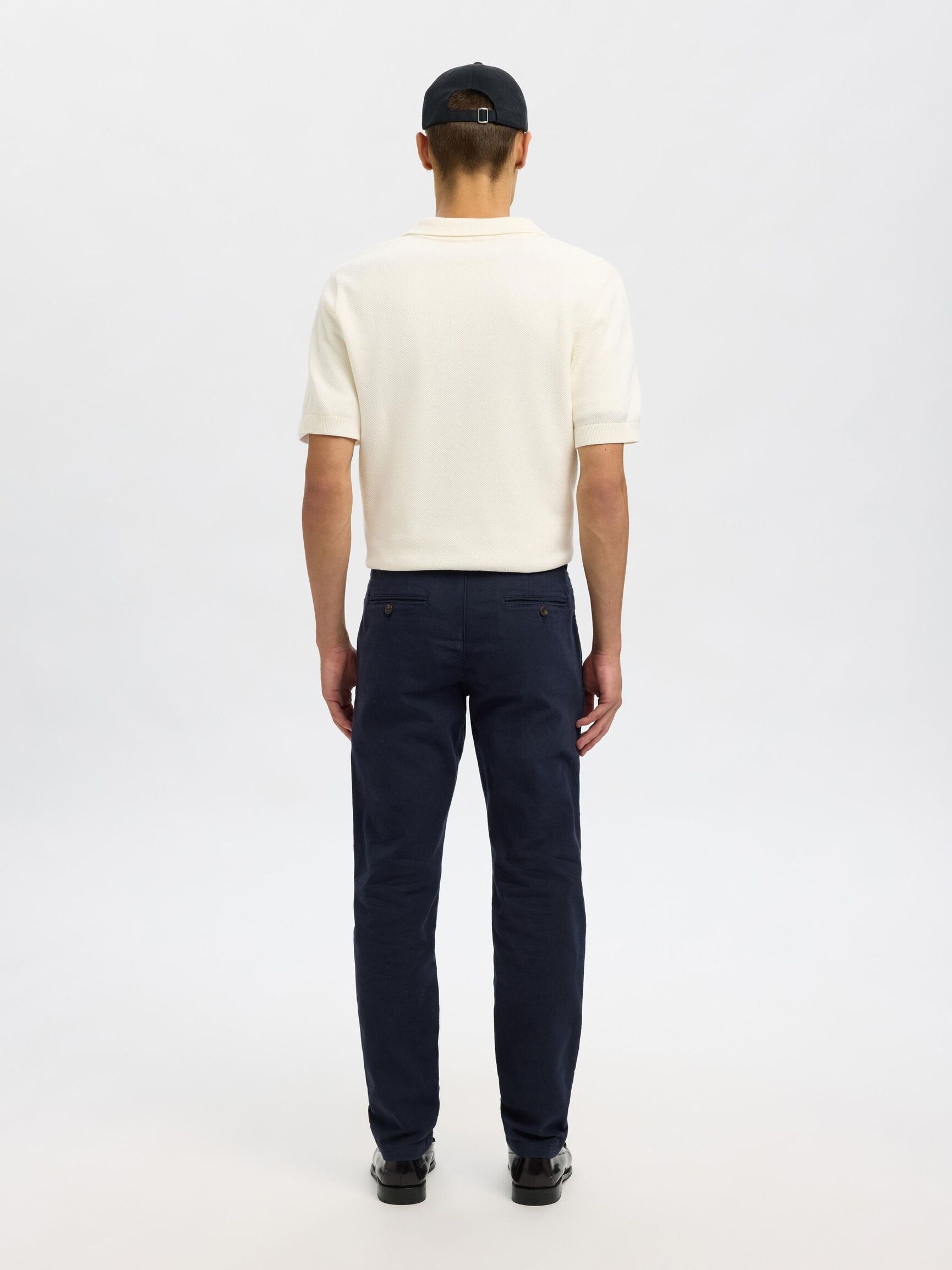 175 TEXTURIERTE SLIM FIT CHINO, Dark Sapphire, highres