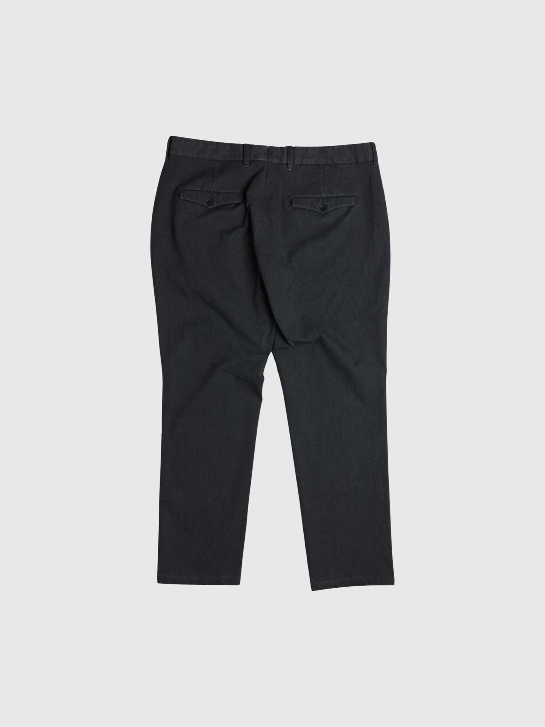 175 SLIM FIT FLEX TROUSERS, Grey Melange, highres