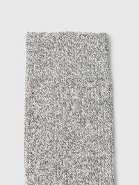 COTTON BLEND SOCKS, Silver Birch, highres