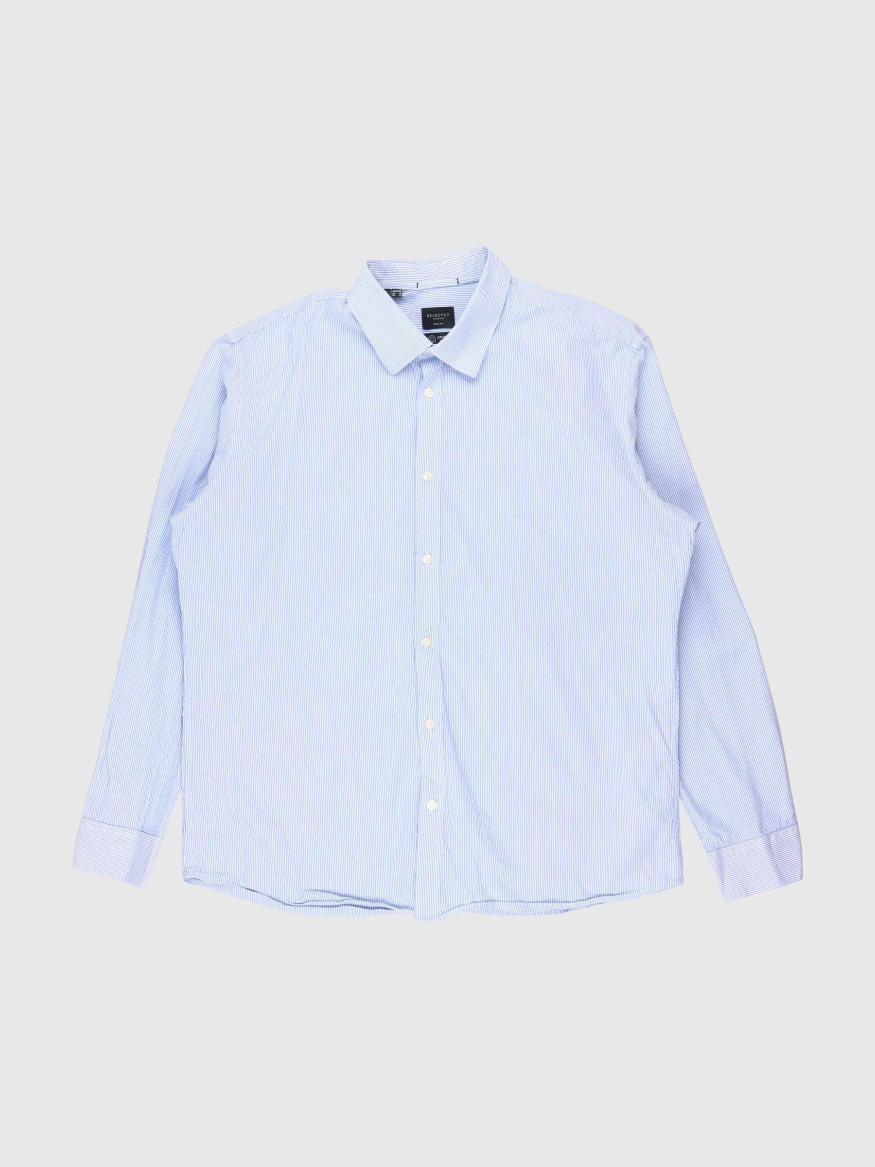 SLIM FIT HEMD, Light Blue, highres